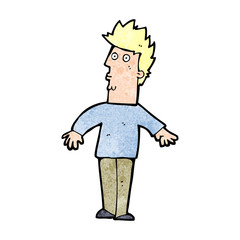 cartoon surprised man