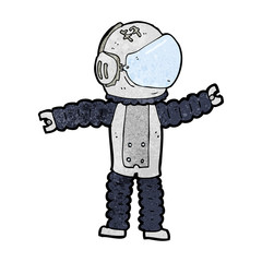 cartoon astronaut reaching