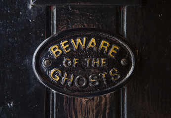 Beware of the Ghosts - obrazy, fototapety, plakaty