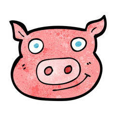 cartoon pig face
