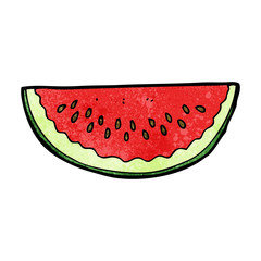 cartoon watermelon slice