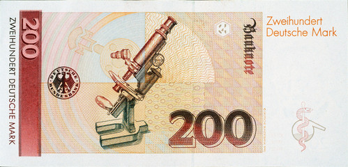 Historische Banknote, 2. Januar 1989, 200 Mark, Zweihundert Deutsche Mark, Deutschland