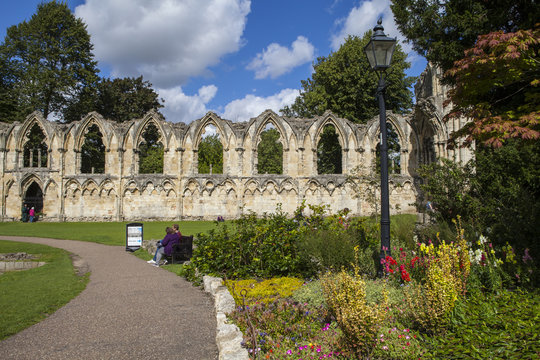 St. Mary's Abbey Ruins in York