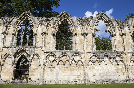 St. Mary's Abbey Ruins in York