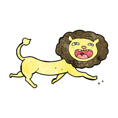 cartoon lion