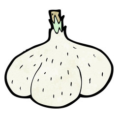 cartoon garlic