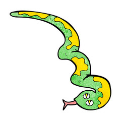 cartoon hissing snake