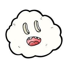 cartoon spooky cloud