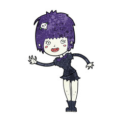 cartoon vampire girl