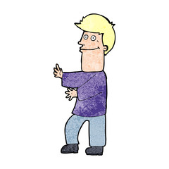 cartoon man gesturing