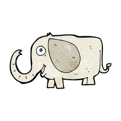 cartoon baby elephant