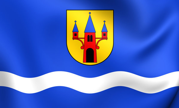 Flag of Naklo nad Notecia, Poland.