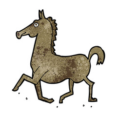 cartoon horse