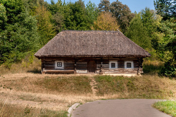 Fototapeta na wymiar Sample of old houses Ukraine