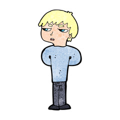 cartoon antisocial boy
