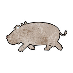 cartoon hippopotamus