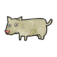 cartoon little dog