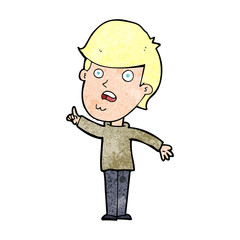 cartoon man asking question