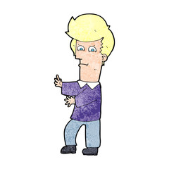 cartoon man gesturing wildly