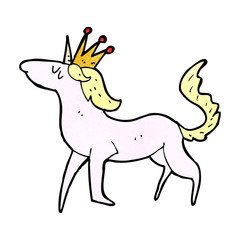 cartoon unicorn