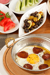 traditional breakfast on the table 