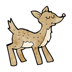 cute cartoon deer