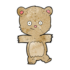 cartoon funny teddy bear