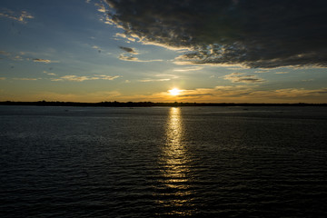 Obraz premium Закат в море