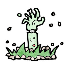 cartoon zombie arm
