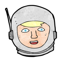 cartoon astronaut head
