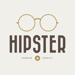 Vintage hipster badges and labels