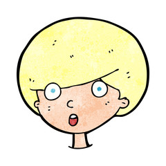 cartoon surprised boy