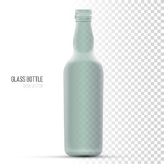 Template of glass bottles for liquid.