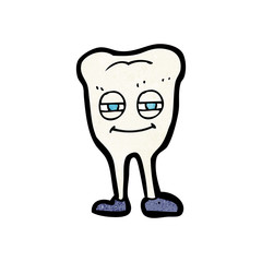 cartoon smiling tooth