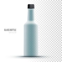 Template of glass bottles for liquid.