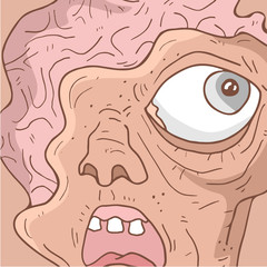 monster face