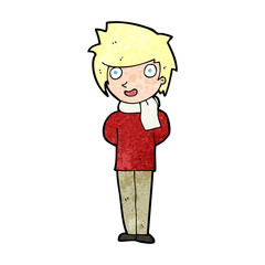 cartoon friendly man