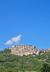 Obraz premium Veduta di Olevano Romano - Roma - Lazio - Italia