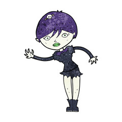 cartoon vampire girl