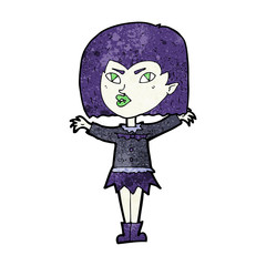 cartoon vampire girl