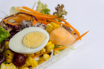 Fototapeta na wymiar Salad is a healthy food.