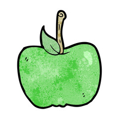 cartoon apple