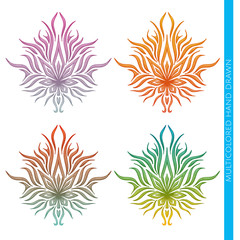 Cannabis Abstract Multicolored