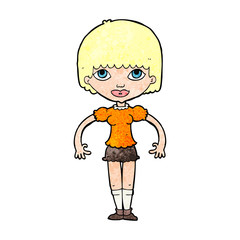 cartoon girl