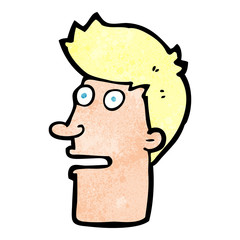 cartoon shocked male face