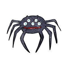 cartoon halloween spider