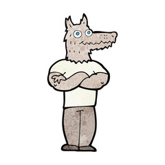 cartoon werewolf