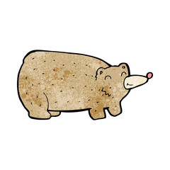 funny cartoon bear