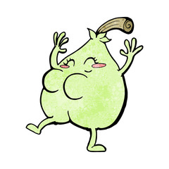 a nice pear cartoon