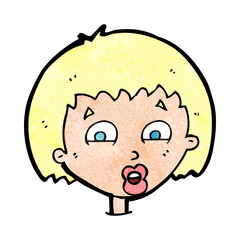 cartoon shocked expression